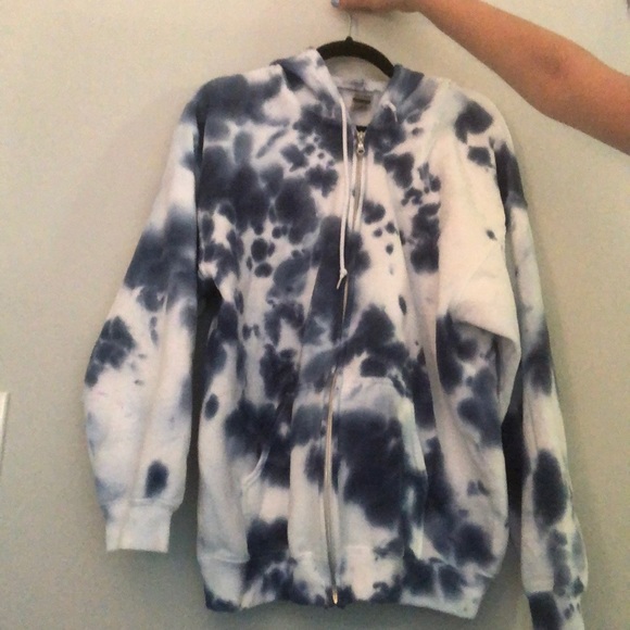 tie dye crumble zip up (customized to you) - Picture 2 of 6